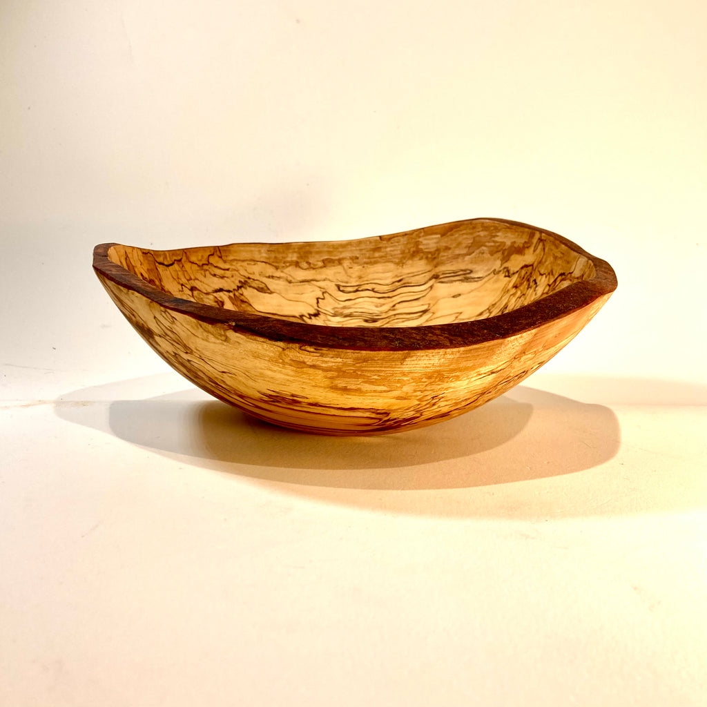 Hand Turned Spalted Maple Oval Bowls – ArcadiaPTown