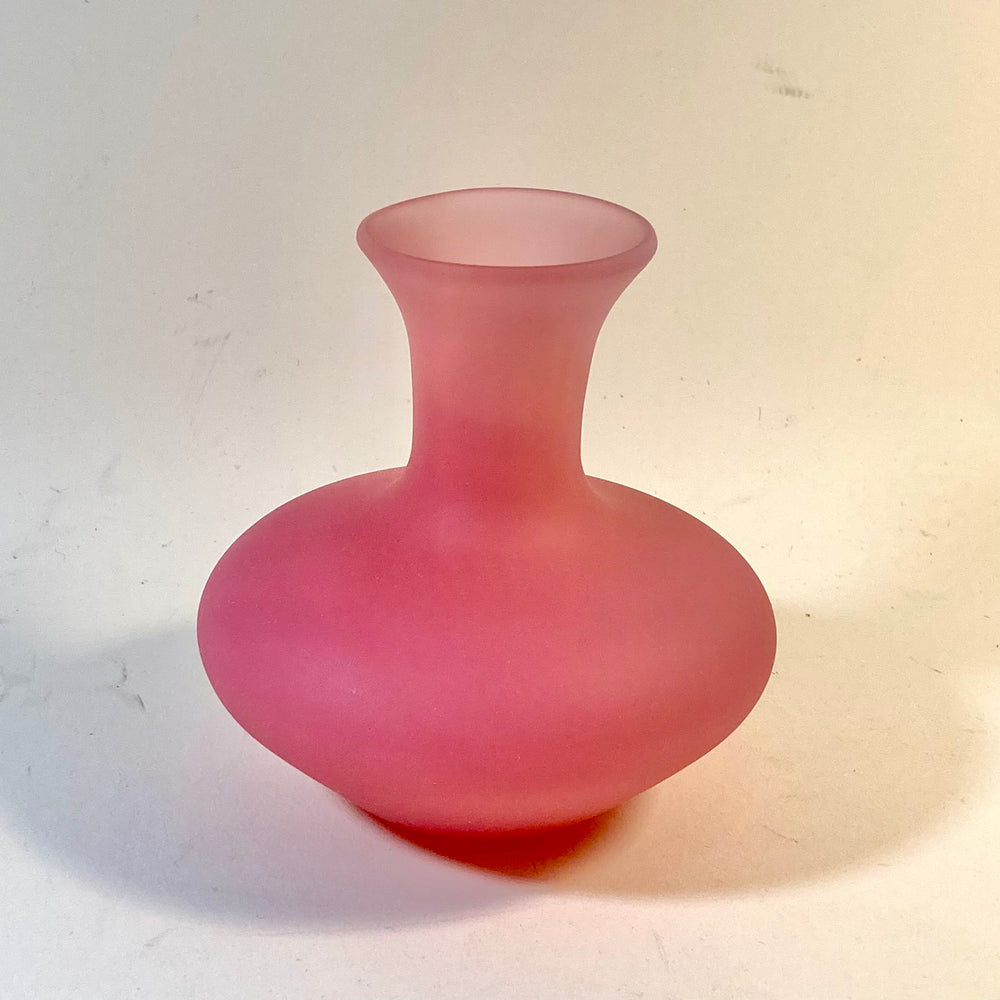 Satin Glass Bud Vases