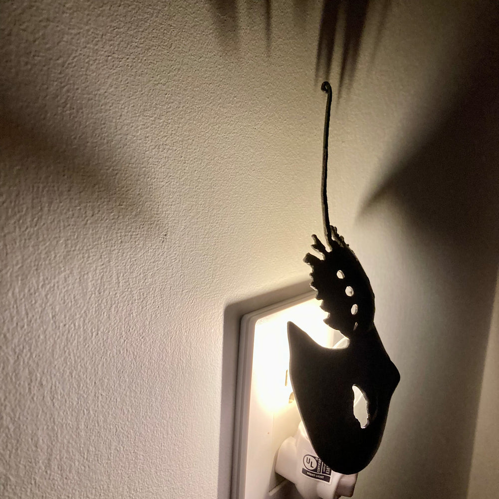Wrought Iron Horseshoe Crab Night Light