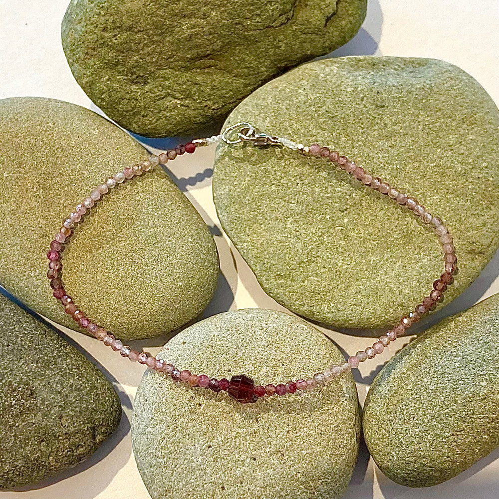One of a Kind Faceted Tourmaline Bracelets