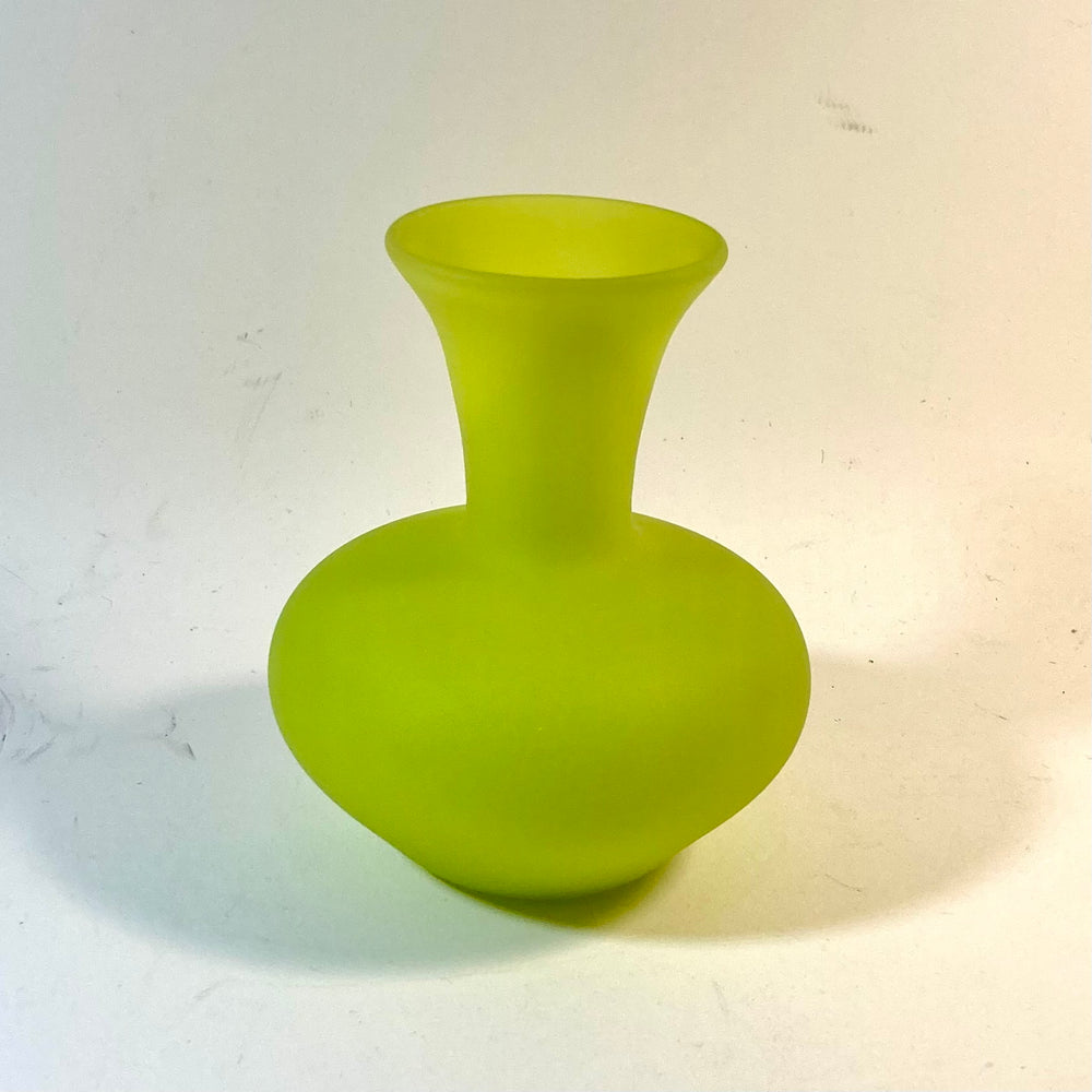 Satin Glass Bud Vases