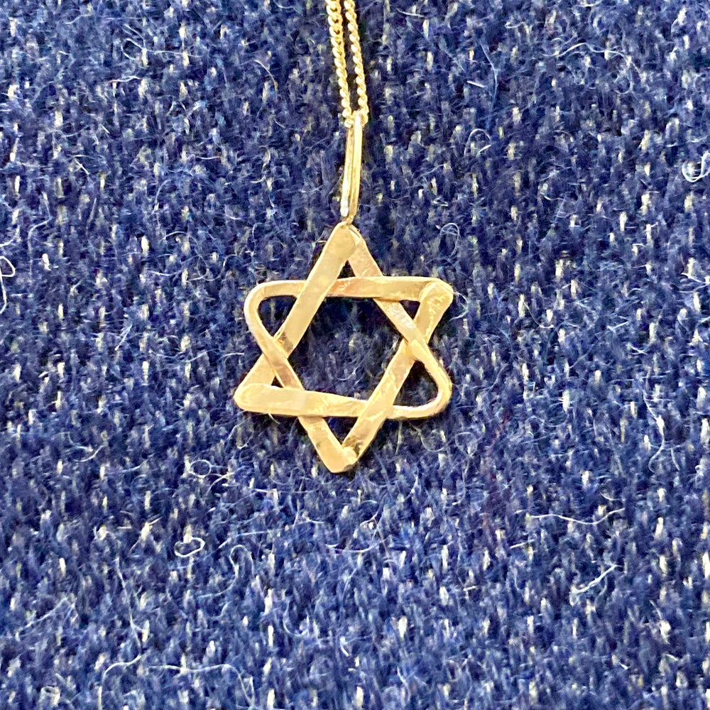 Gold Star of David Necklaces
