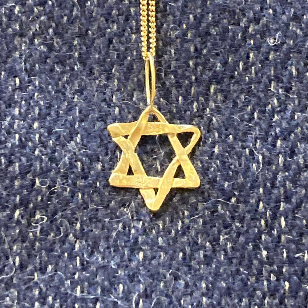 Gold Star of David Necklaces