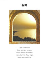 Love is Immortal Condolence Card