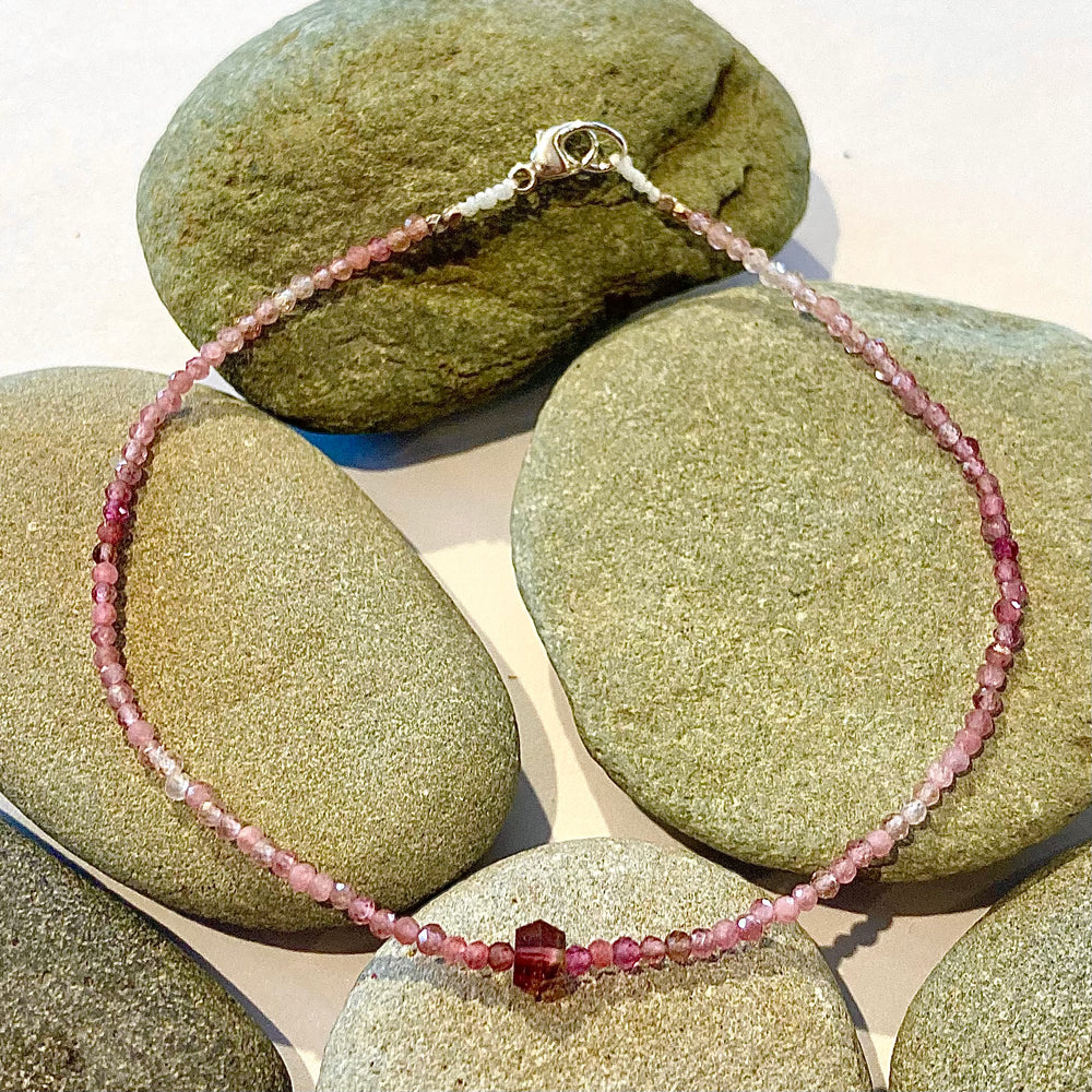 One of a Kind Faceted Tourmaline Bracelets