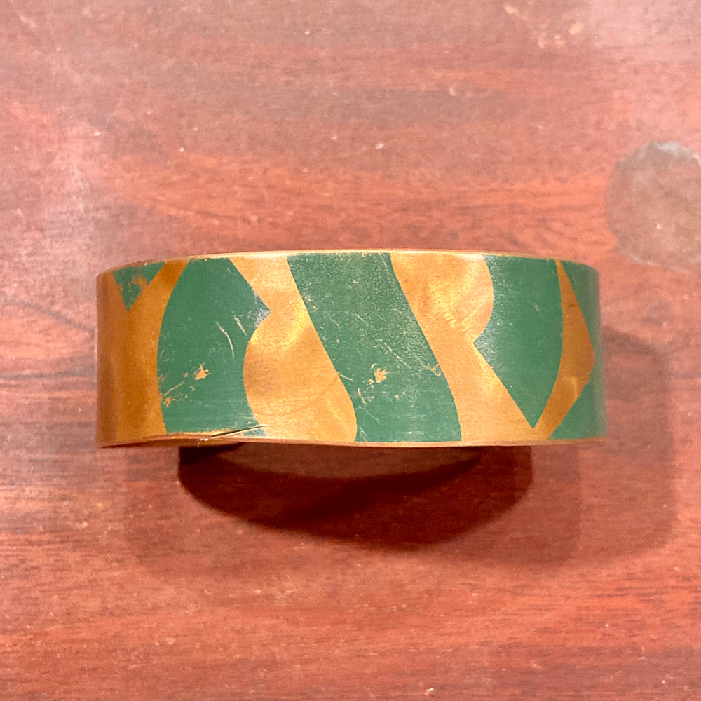 Upcycled Cymbal Metal Cuffs