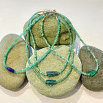 One of a Kind Faceted Emerald Bracelets