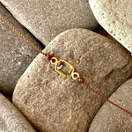 One of a Kind Green Sapphire 18K Gold Bracelet
