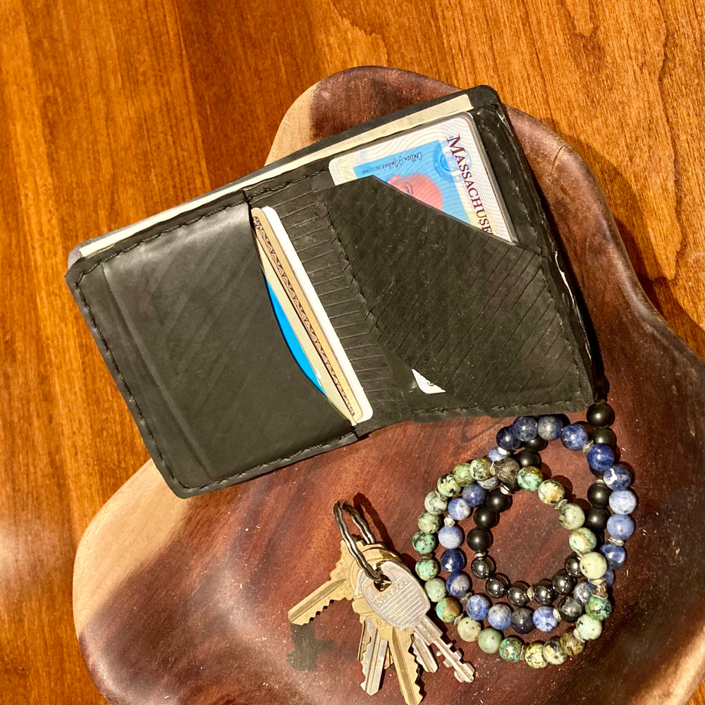 Fair Trade Recycled Truck Inner Tube Small Bifold Wallet