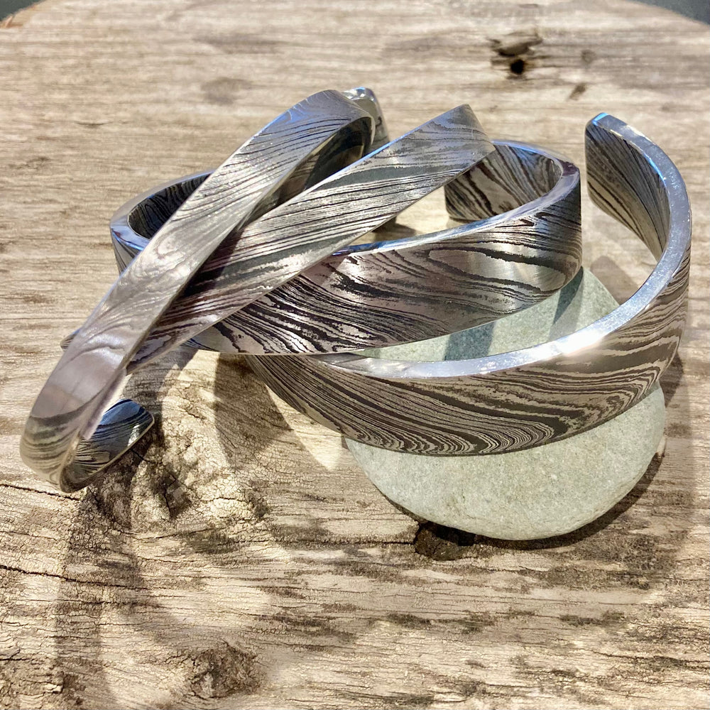 Damascus Steel Cuffs