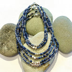 One of a Kind Faceted Square Cut Sapphire Bracelets