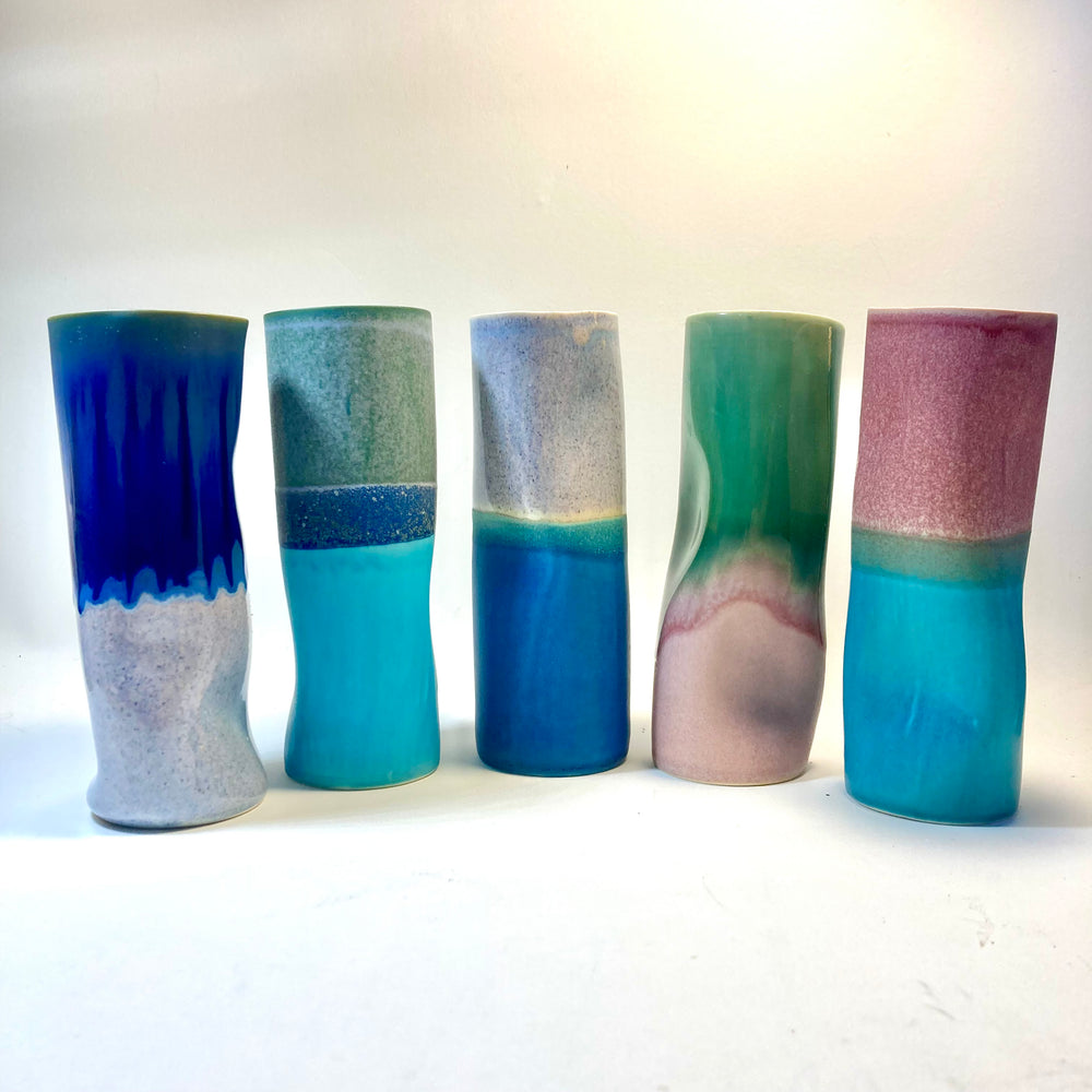 Slipcast Porcelain Vases from England