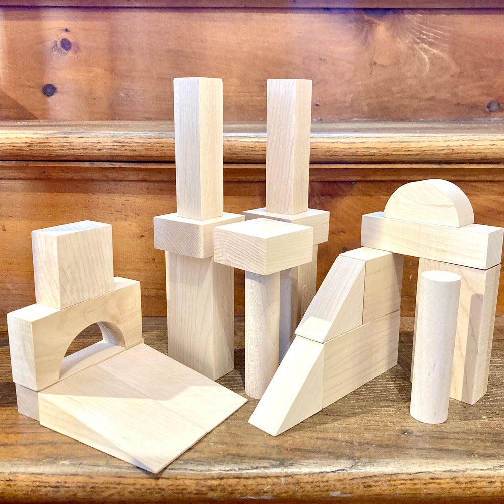 Wooden Building Blocks Set