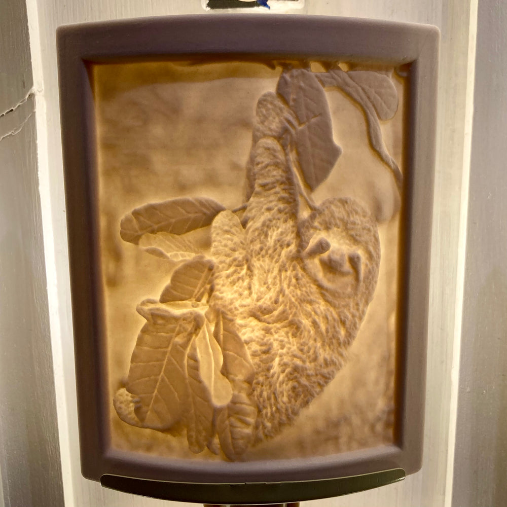Sloth Porcelain Night Light