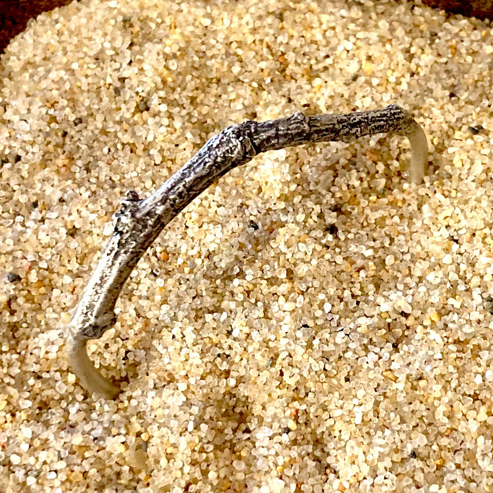 Sterling Silver Twig Cuff