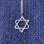 Sterling Silver Star of David Necklace