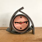 Wrought Iron Tri Angle Clock