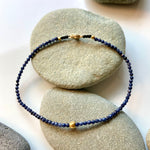 One of a Kind Sapphires with 18K Gold Bracelets