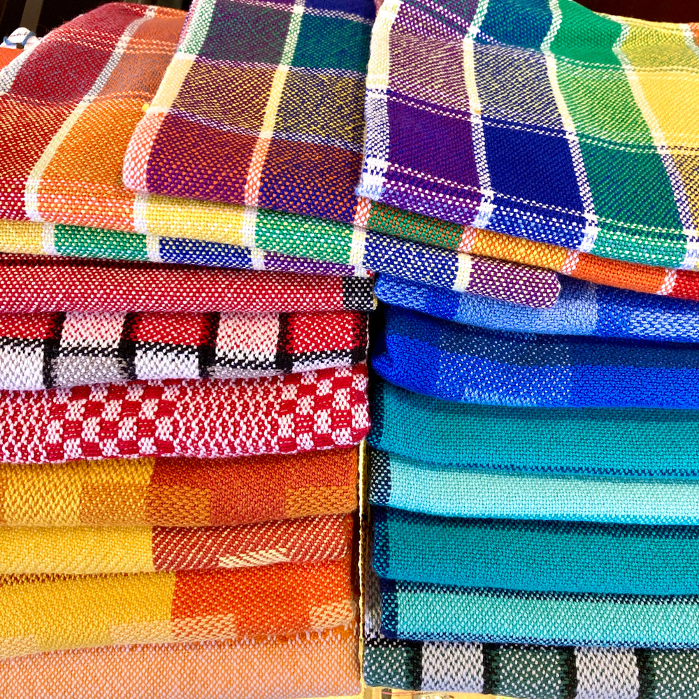 Hand Loomed Unmercerized Cotton Towels