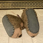 Fair Trade Wool Felt Bear Slippers