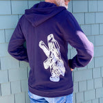 Dancing Bear Zip Up Pocket Hoody
