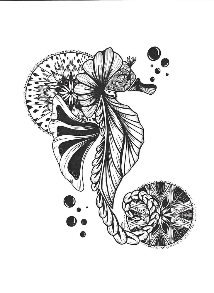 Sea Horse Card