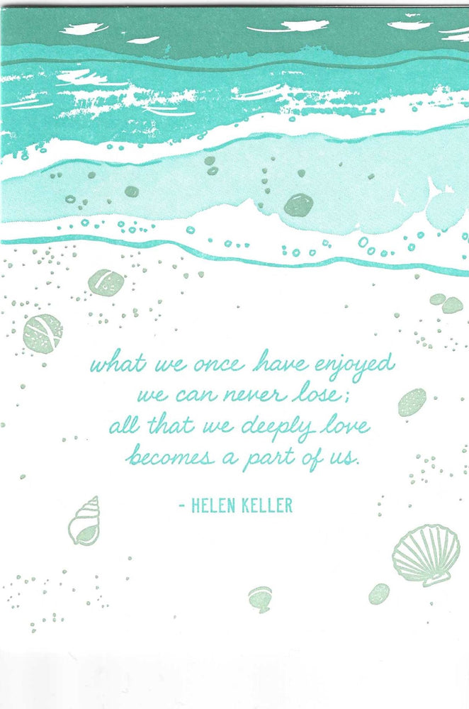 What We Once Have Enjoyed Condolence Card