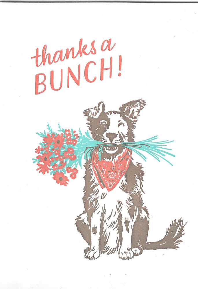 Thanks a Bunch Thank You Card