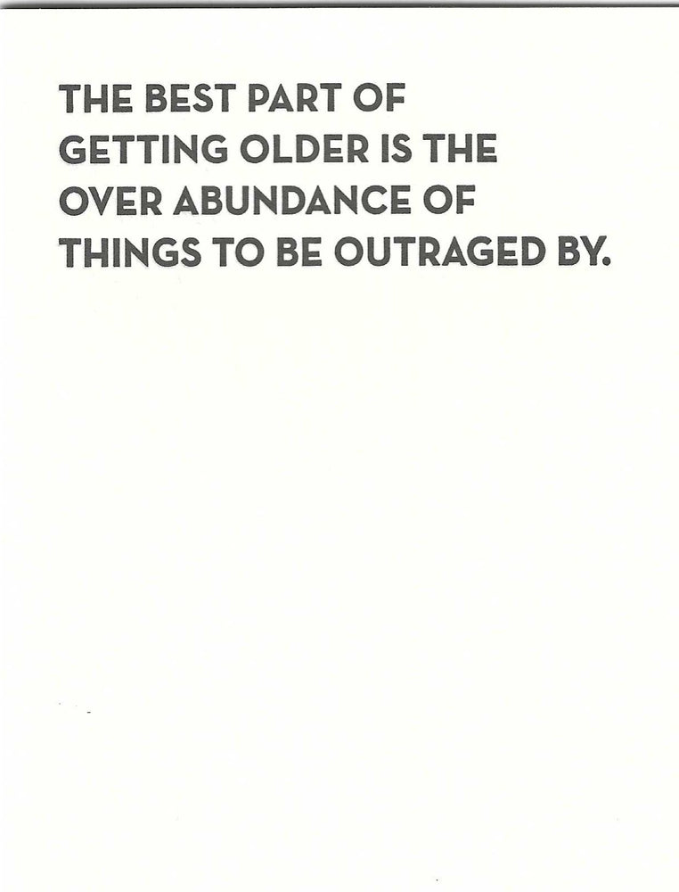 Best Part of Getting Older Birthday Card