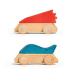 Wooden Race Car Two Piece Set