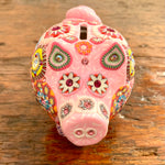 Porcelain Piggy Banks Inlaid with Swarovski Crystals