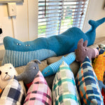 Lambswool Whale Bolster from England