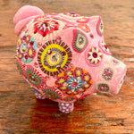 Porcelain Piggy Banks Inlaid with Swarovski Crystals