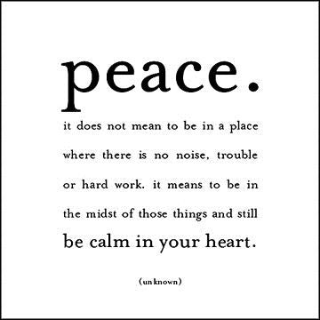 Unknown "Peace" Card