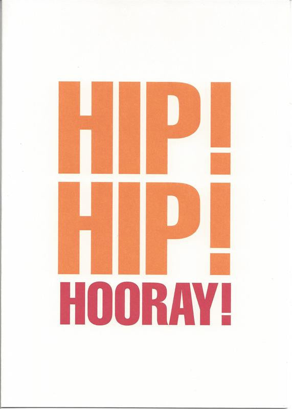 Hip! Hip! Hooray! Card