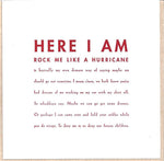 Here I Am Card