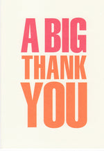 A Big Thank You Thank You Card