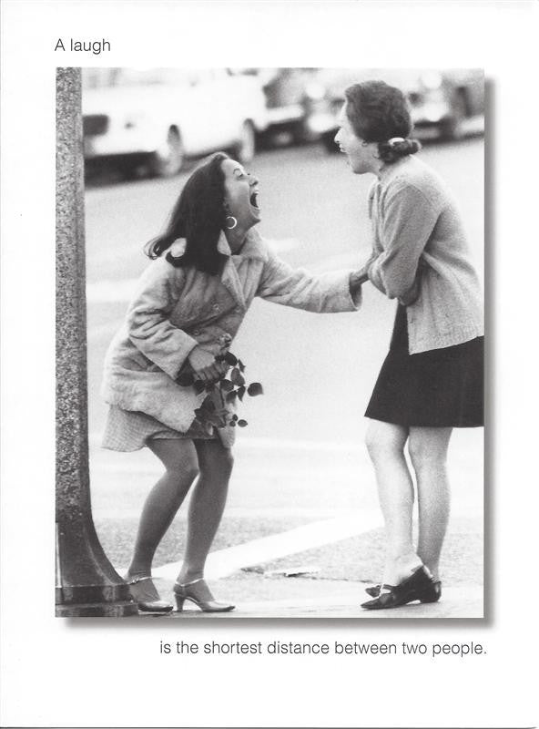 A Laugh is the Shortest Distance Card