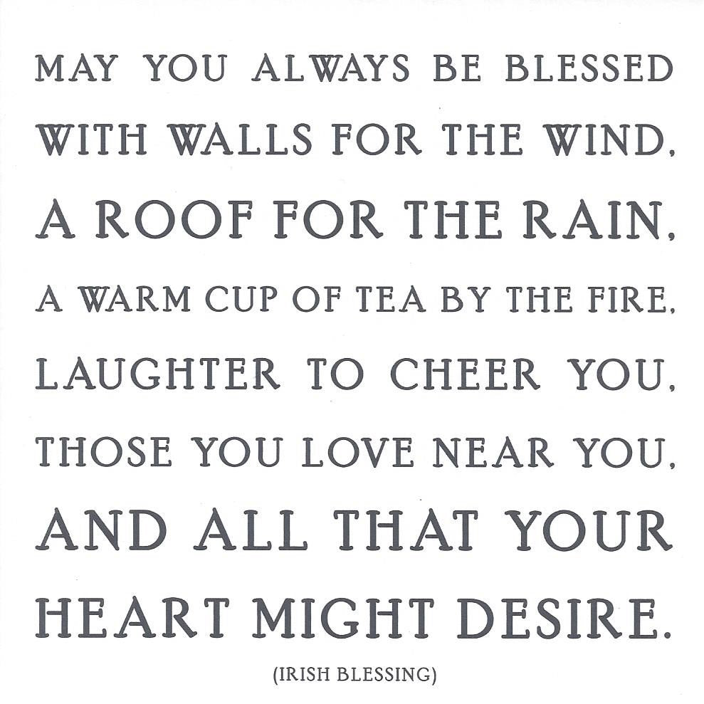 Irish Blessing "May You Always Be Blessed" Card