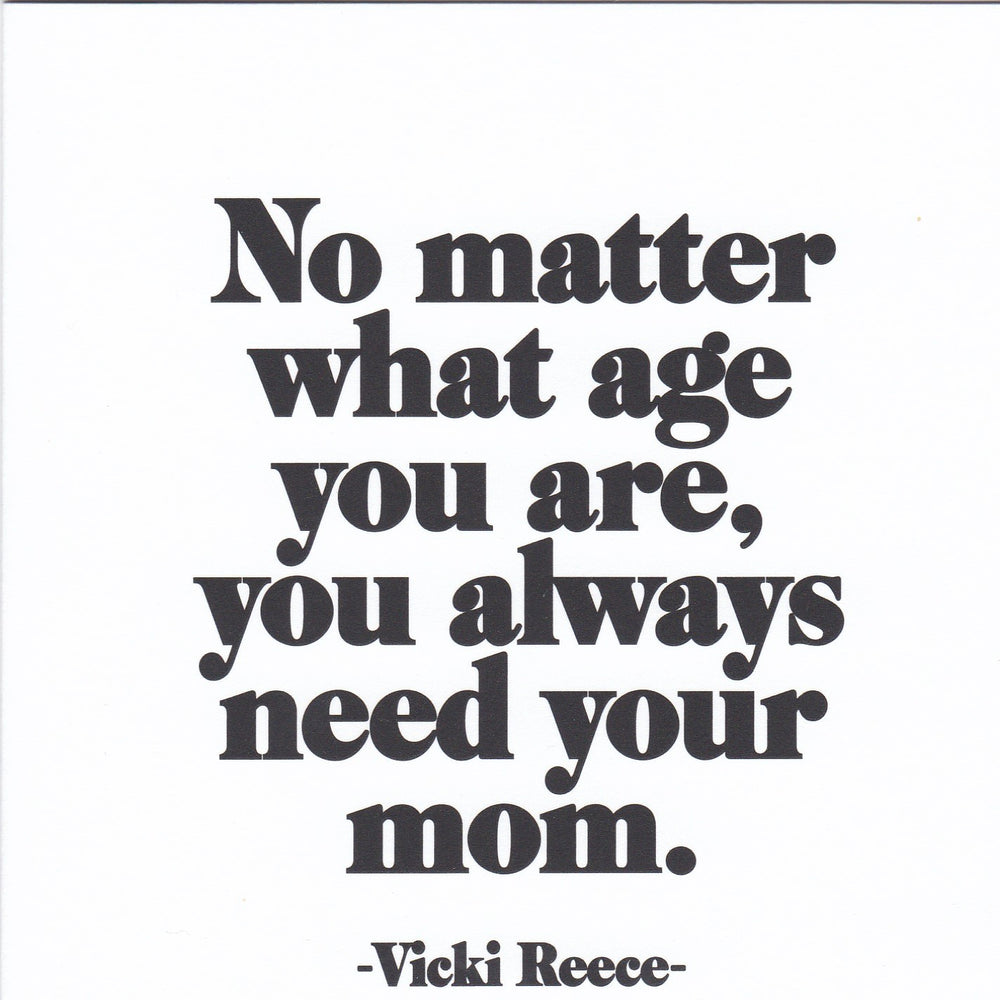"No Matter What Age" Mothers Day Card
