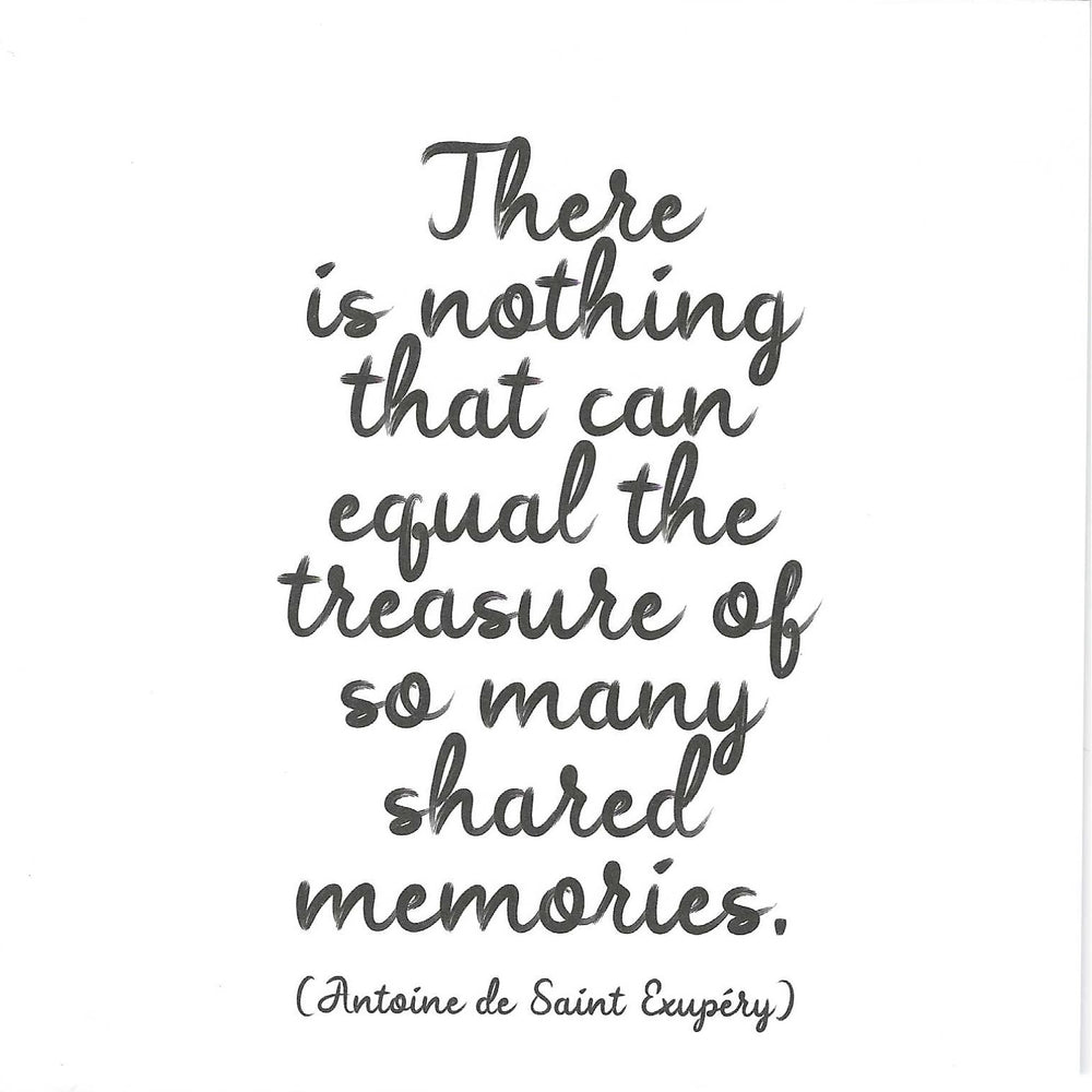 Exupery "There is Nothing That Can Equal" Card