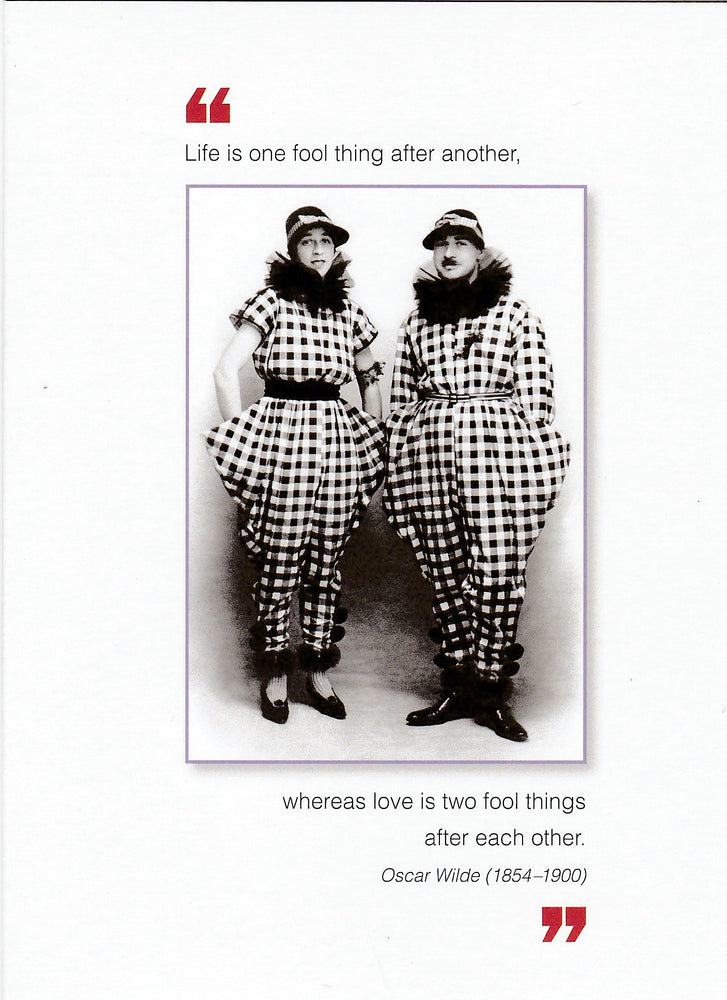 Life is one fool thing after another Anniversary Card