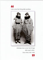 Life is one fool thing after another Anniversary Card