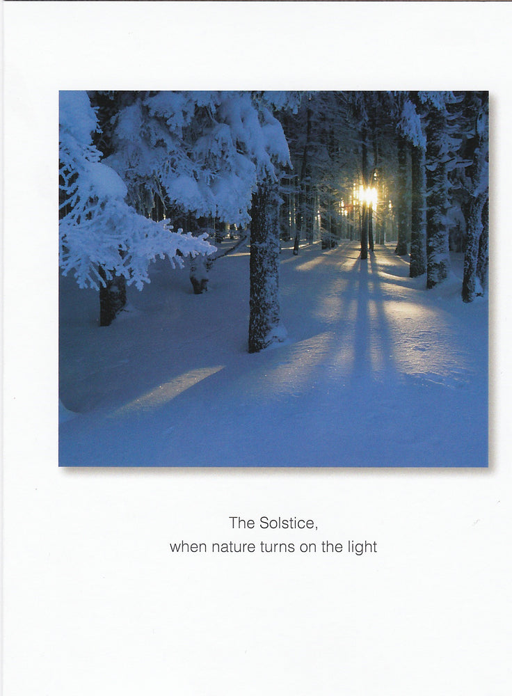 The Solstice Seasons Greetings Card