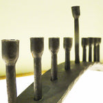 Wrought Iron Arch Hanukkah Menorah