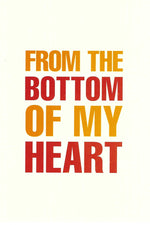 From The Bottom Of My Heart Thank You Card