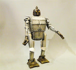 Cast Bronze and Aluminum Robot Coin Bank