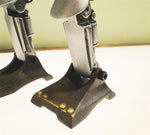 Cast Bronze and Aluminum Robot Coin Bank