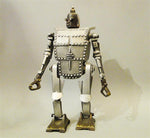 Cast Bronze and Aluminum Robot Coin Bank