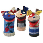 Upcycled Wool Sweater Dog Puppet